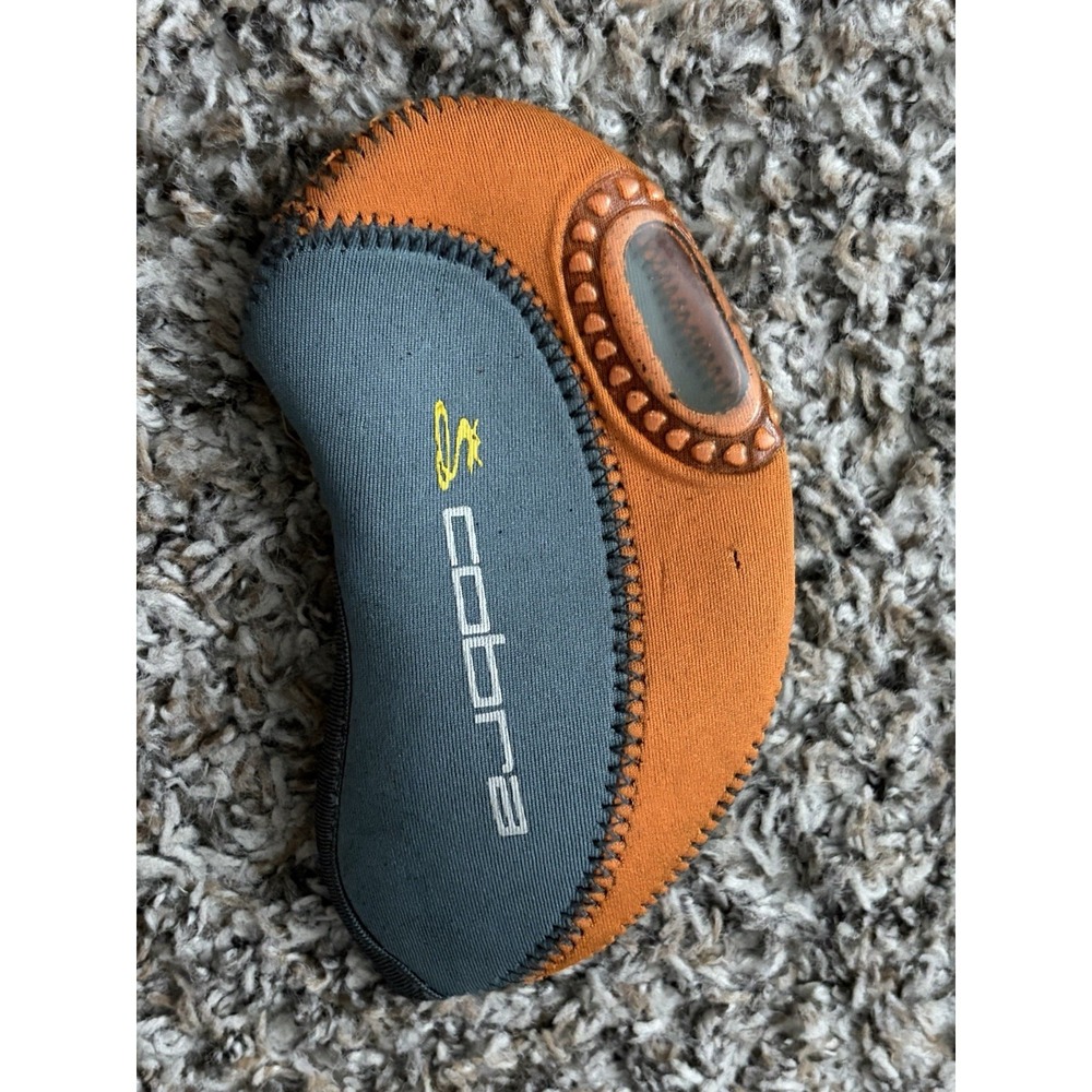 Cobra Golf Club Headcover Iron Sleeve Cover Multi Club Fit Orange Gray